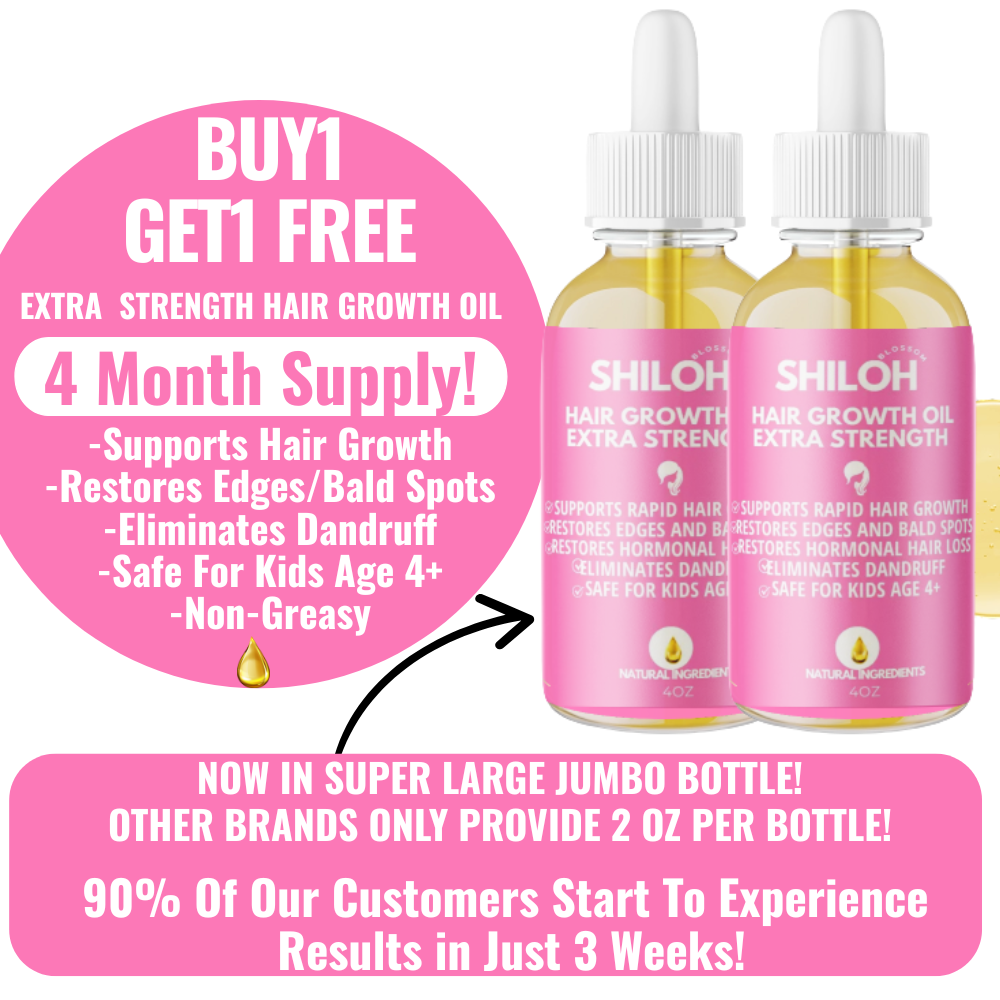 🔥JUMBO Size-Scalp Stimulator-Hair Growth Oil Extra Strength 4Month Supply- (BUY1GET1 FREE)
