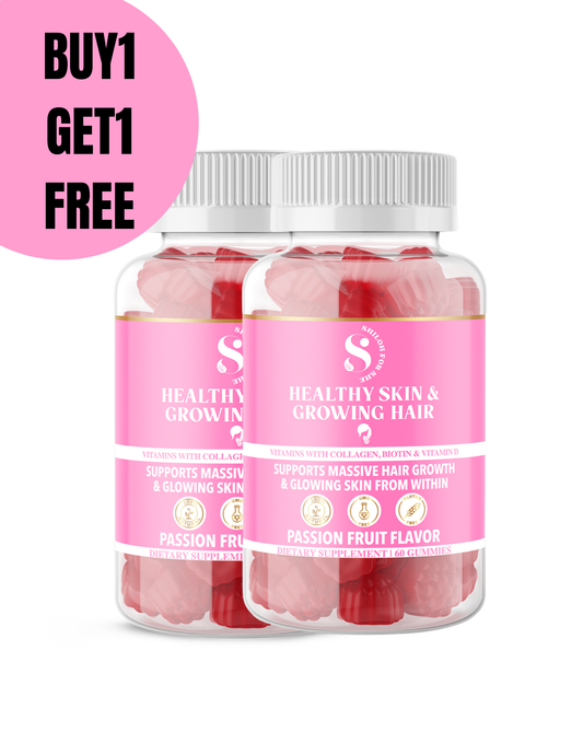 2 Month Supply-A-Vitamin Gummies .Glowing Skin, Massive Hair Growth ,Long Nails-