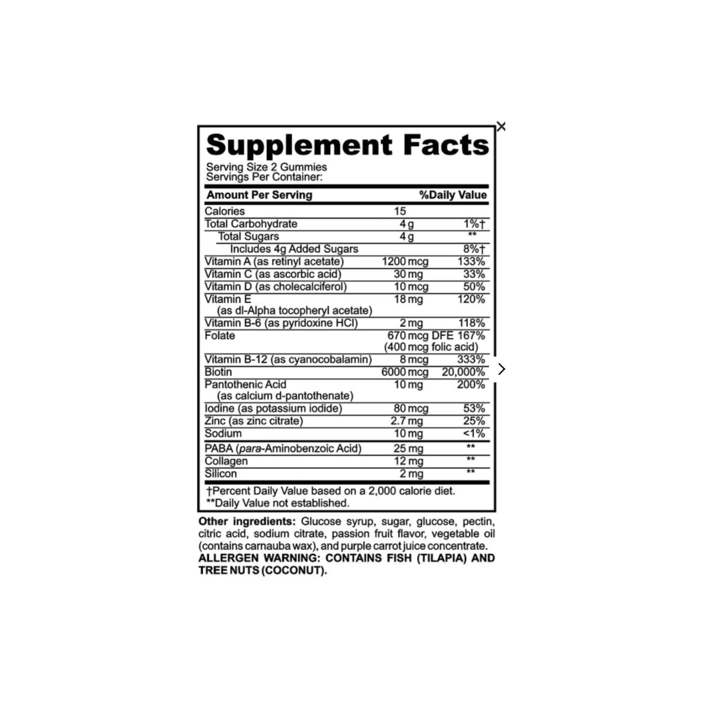 Vitamin Gummies .Glowing Skin, Massive Hair Growth ,Long Nails-